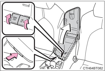 TOYOTA Camry (2023) - ■ Utilisation des ports de charge USB - 1