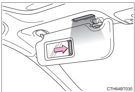 TOYOTA Camry (2023) - Miroirs de courtoisie - 1