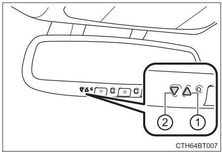 TOYOTA Camry (2023) - Témoins d'actionnement de porte de garage - 1