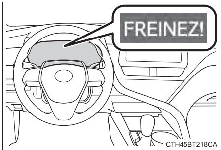 TOYOTA Camry (2023) - ■ Avertissement de sécurité de pré-collision - 1