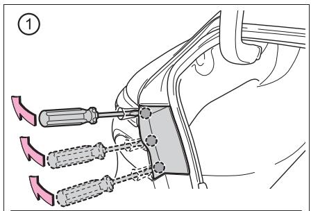 TOYOTA Camry (2023) - ■ Clignotants arrêté (type à ampoule) et deux de gabarit arrêté (type à ampoule) - 2
