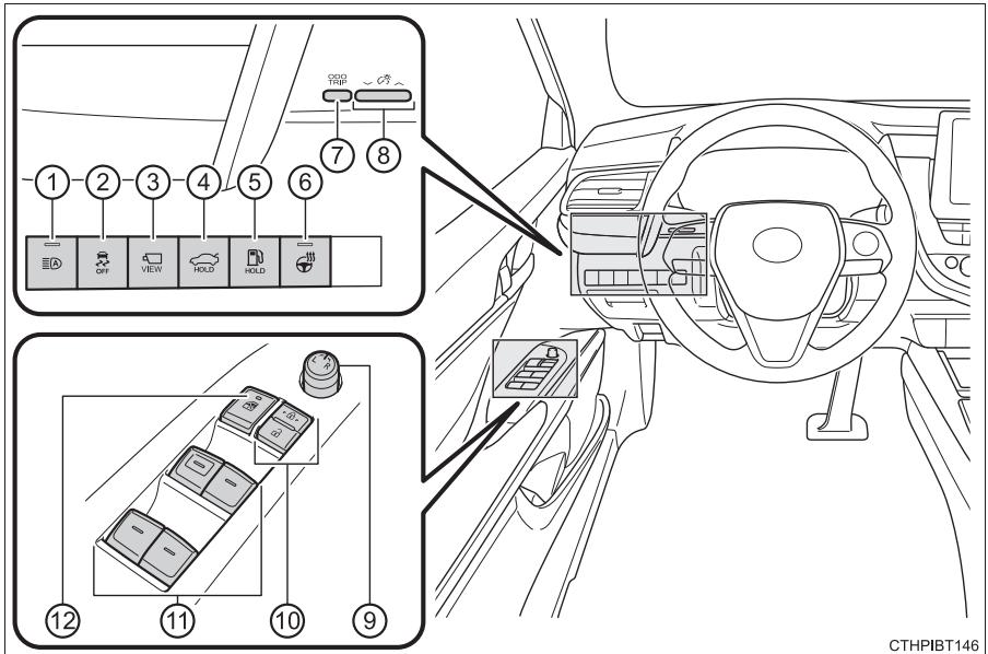 TOYOTA Camry (2023) - Commands - 1