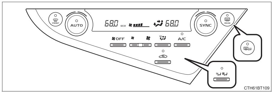 TOYOTA Camry (2023) - Commandes de climatisation - 1