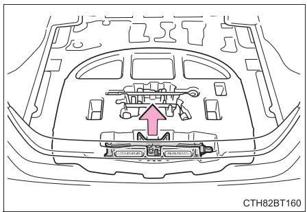 TOYOTA Camry (2023) - Accès au cric - 3