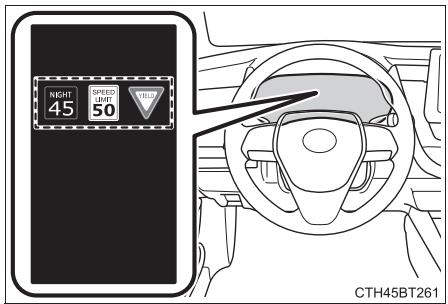 TOYOTA Camry (2023) - Indication sur l'écran multifonctionnel - 1