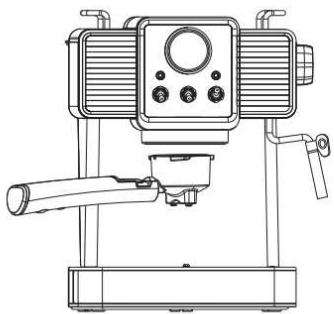 LIVOO DOD174C - Installez le porte-filtre - 1