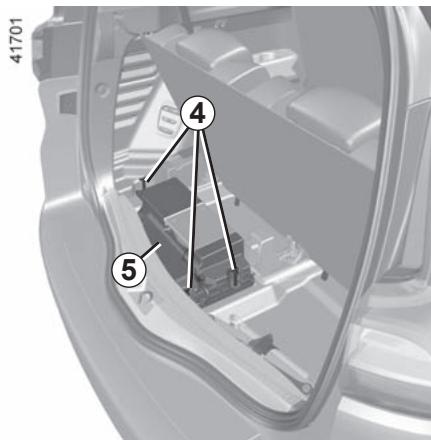 RENAULT Scenic 4 (2016-2020) - Véhicules équipés d'une roue de secours d'une taille inférieure aux quatre autres roues : - 1