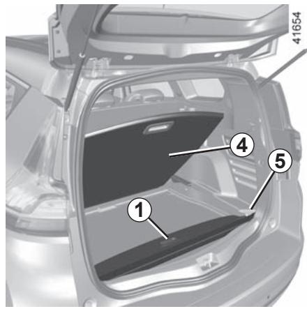 RENAULT Scenic 4 (2016-2020) - Dépose du cache-bagages - 1