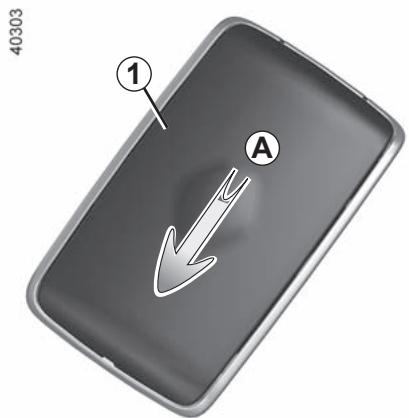 RENAULT Scenic 4 (2016-2020) - Cas de non fonctionnement de la télécommande ou, suivant vehicule, de la carte RENAULT - 1