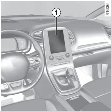RENAULT Scenic 4 (2016-2020) - HEURE ET TEMPERATURE EXTÉRIÉTURE - 1