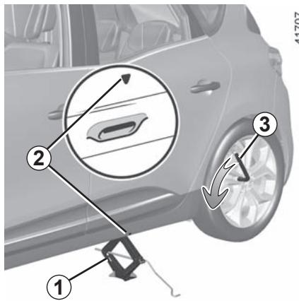 RENAULT Scenic 4 (2016-2020) - CHANGEMENT DE ROUE (1/2) - 1