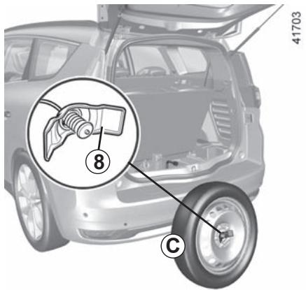 RENAULT Scenic 4 (2016-2020) - CREVAISON, ROUE DE SECOURS (3/4) - 1