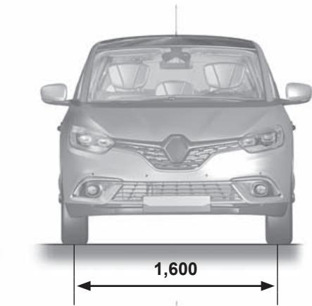RENAULT Scenic 4 (2016-2020) - DIMENSIONS (en metres) (1/2) - 2