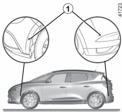 RENAULT Scenic 4 (2016-2020) - AVERTISSEUR D'ANGLE MORT (1/4) - 2