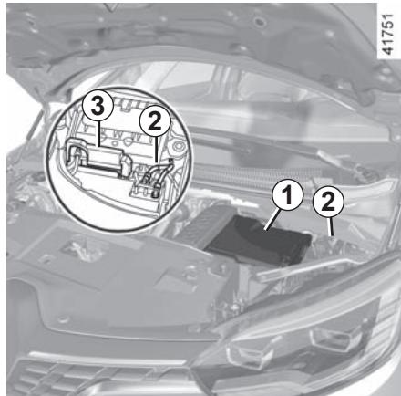 RENAULT Scenic 4 (2016-2020) - Démarrage avec la batterie d'un autre vehicule - 1