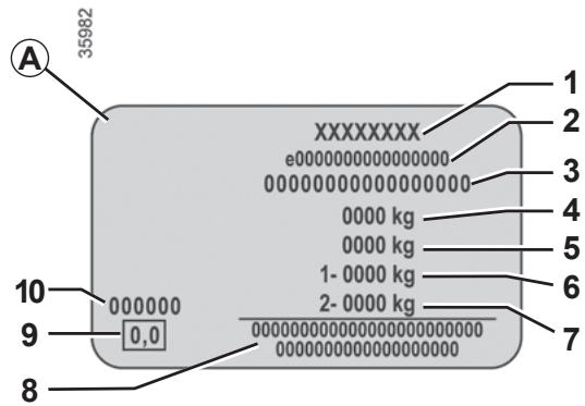 RENAULT Scenic 4 (2016-2020) - PLAQUES D'IDENTIFICATION VEHICULE - 3