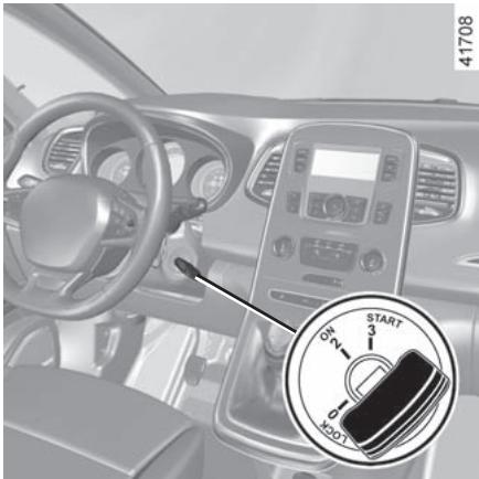 RENAULT Scenic 4 (2016-2020) - CONTACTEUR DE DÉMARRAGE : vehicule avec clé - 1