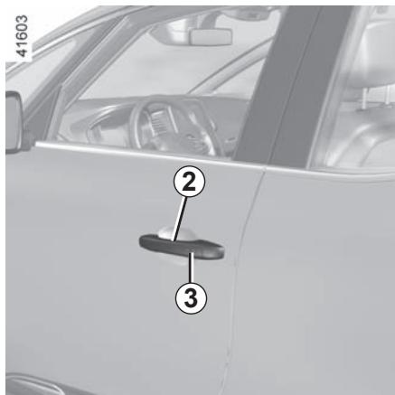RENAULT Scenic 4 (2016-2020) - CARTE RENAULT « MAINS LIBRES » : utilisation (2/4) - 1