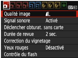 CANON EOS2000D - Réglage de la qualité d'enregistrement des images - 1