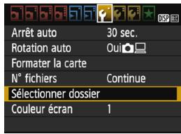 CANON EOS2000D - Création d'un dossier - 1