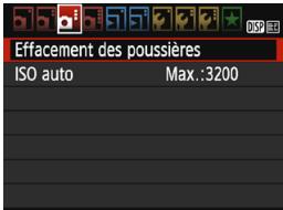 CANON EOS2000D - Obtention des données d'effacement des poussières - 1