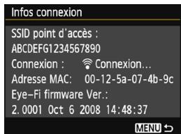 CANON EOS2000D - Utilisation des cartes Eye-Fi - 5