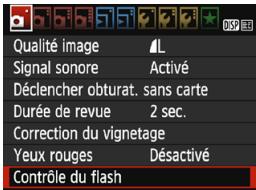 CANON EOS2000D - MENU Modification des couleurs de l'écran des réglages de prise de vue - 3