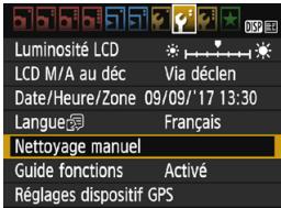 CANON EOS2000D - MENU Nettoyage manuel du capteur☆ - 1
