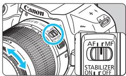 CANON EOS2000D - Effectuez la mise au point sur le sujet. - 3