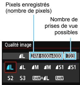 CANON EOS2000D - Réglage de la qualité d'enregistrement des images - 2