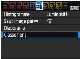 CANON EOS2000D - MENU Attribution de classements - 1