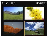 CANON EOS2000D - Affichez l'index. - 2