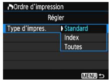 CANON EOS2000D - Réglez l'option souhaitée. - 1