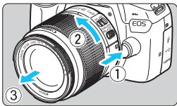 CANON EOS2000D - Retrait de l'objectif - 1