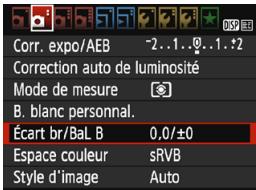 CANON EOS2000D - Correction de la balance des blancs - 1