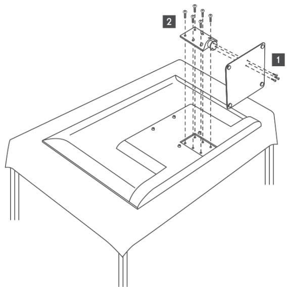 THOMSON 32HG2S15 - Support central pivotant pour téléviseurs QLED / QLED Plus de 43 à 65 pouces - 1