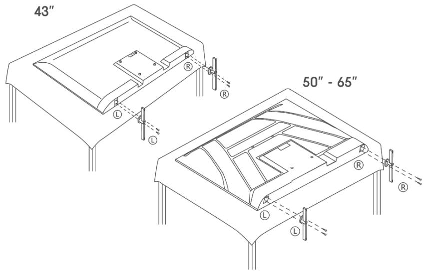 THOMSON 32HG2S15 - 43" – 65" UHD Pieds latéraux - 1