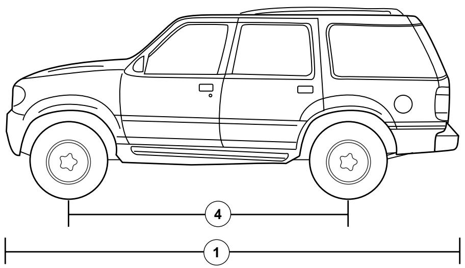 FORD Explorer Phase 2 (1995-2001) - Caractéristiques et contenances - 1