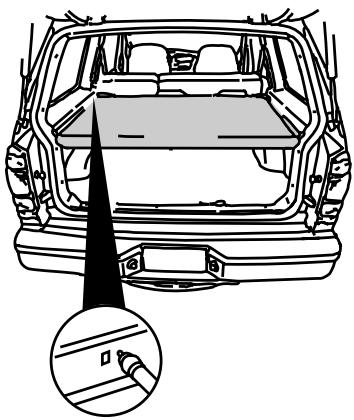 FORD Explorer Phase 2 (1995-2001) - Enroulement du couvre-bagages - 1
