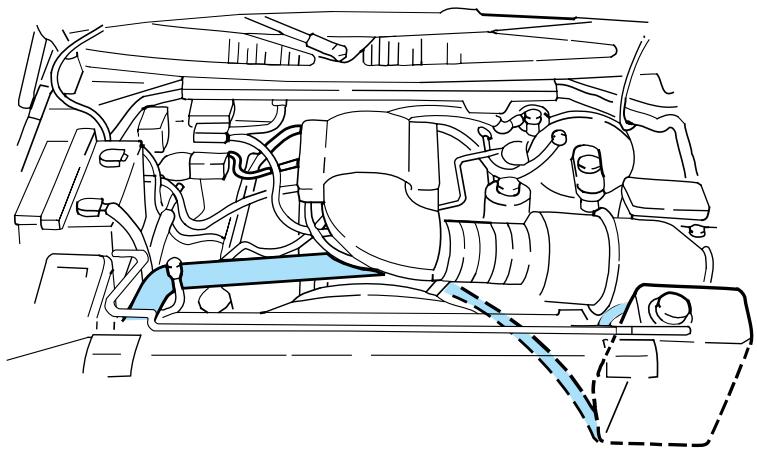FORD Explorer Phase 2 (1995-2001) - Vérification des durites et flexibles - 1
