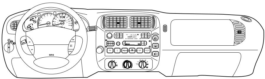 FORD Explorer Phase 2 (1995-2001) - Commandes et équipements - 1