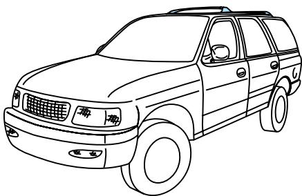 FORD Explorer Phase 2 (1995-2001) - GALERIE PORTE-BAGAGES (SELON L'ÉQUIPEMENT) - 1