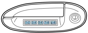 FORD Explorer Phase 2 (1995-2001) - Verrouillage des portières avec l'entrée sans clé - 1