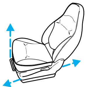 FORD Explorer Phase 2 (1995-2001) - Réglage manuel du fauteuil Capitaine - 1