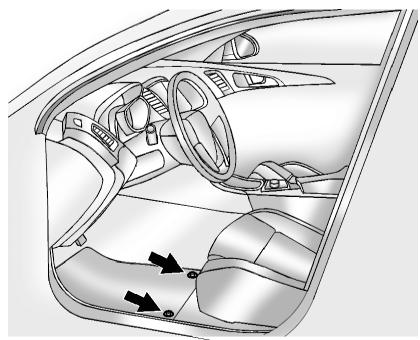 GMC Terrain (2015) - Dépose et remplacement des tapis de sol - 1