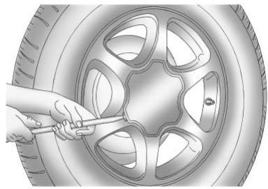 CHEVROLET Tahoe (2012) - Dépose d'un pneu crevé et installation du pneu de rechange - 1