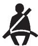 CHEVROLET Suburban (2012) - Témoin de rappel de bouclage de la ceinture de sécurité du conducteur - 1