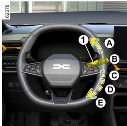 DACIA Duster 3 (2024) - Position particulière de l'essuyage avant (position service) - 1