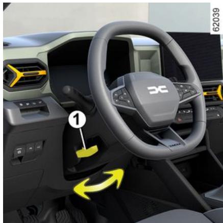 DACIA Duster 3 (2024) - Réglage du volant - 1