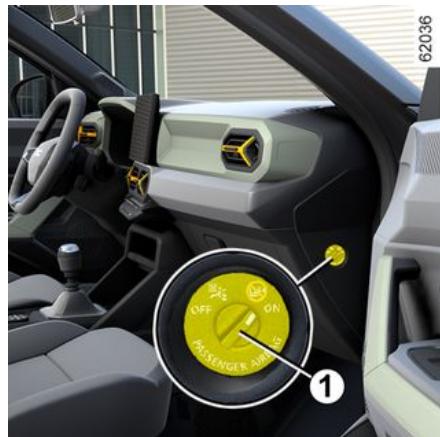 DACIA Duster 3 (2024) - Activation de l'airbag passager avant - 1